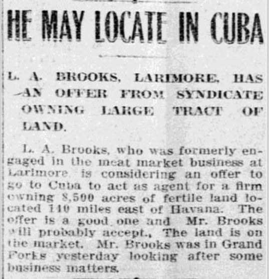 L.A. Brooks Job Offer in Cuba